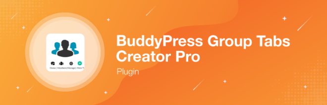 BuddyPress Group Tabs Creator Pro-